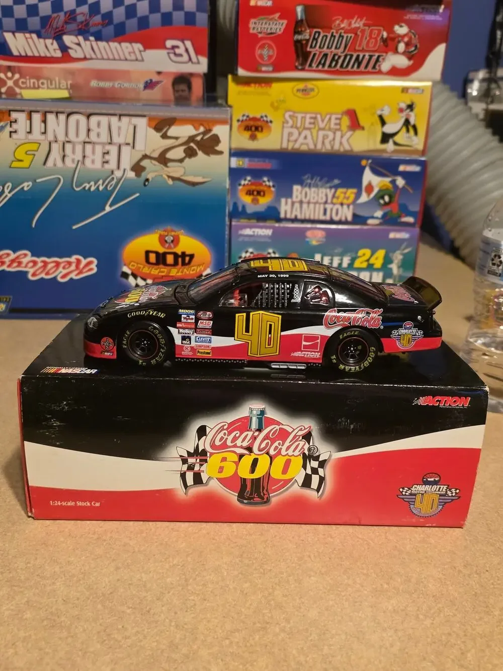 Coca-Cola 600 Charlotte Motor Speedway 1999 Monte Carlo 40 1/24 Bank Nascar